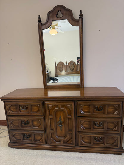 Vintage Dresser & Mirror