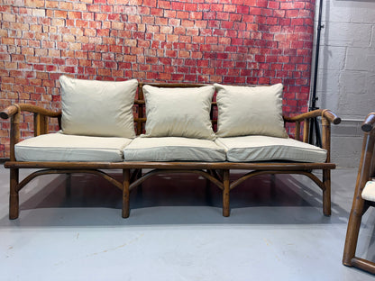 Rattan Sofa and Chairs