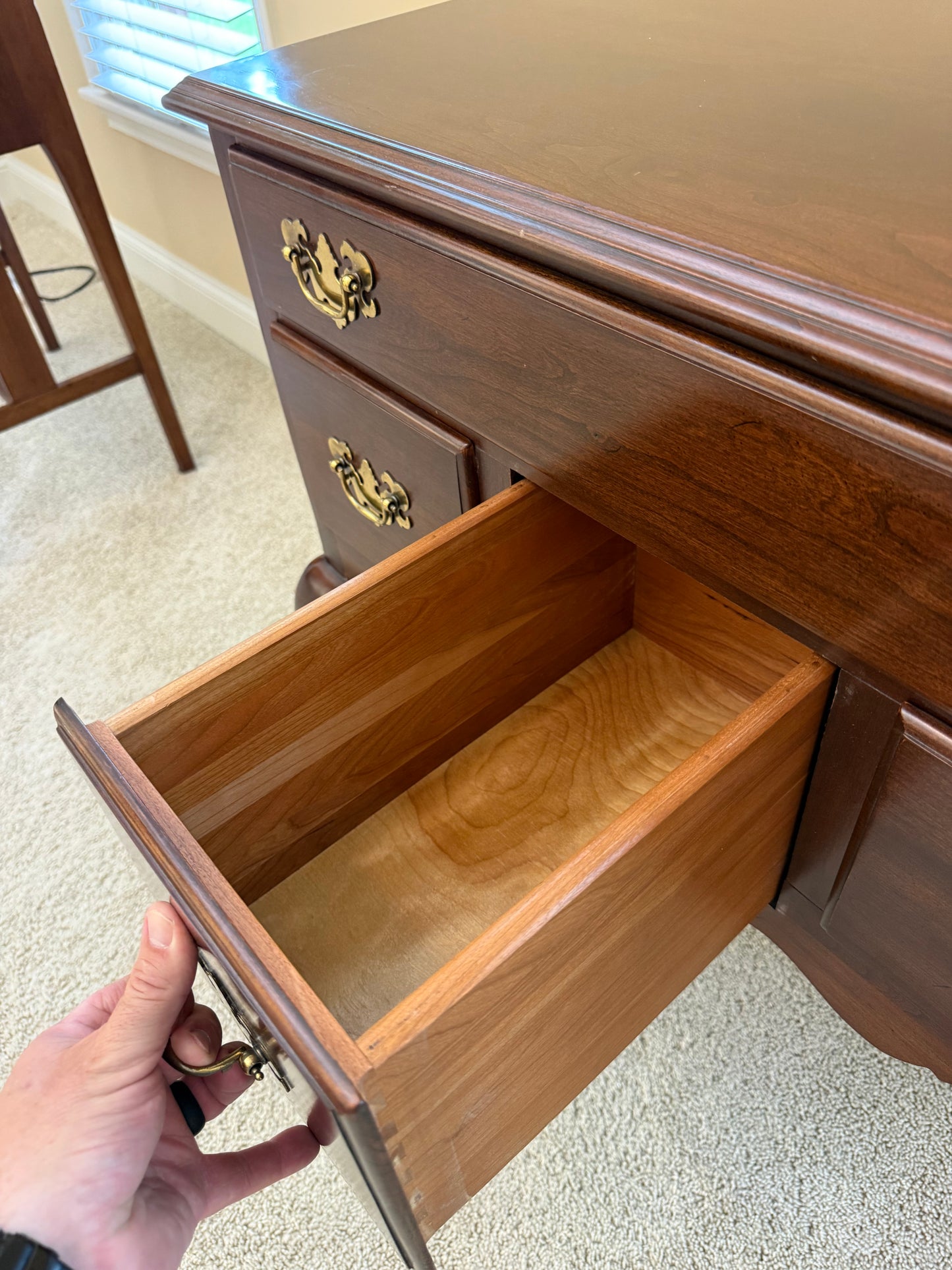 Ethan Allen Queen Ann Cherry Lowboy