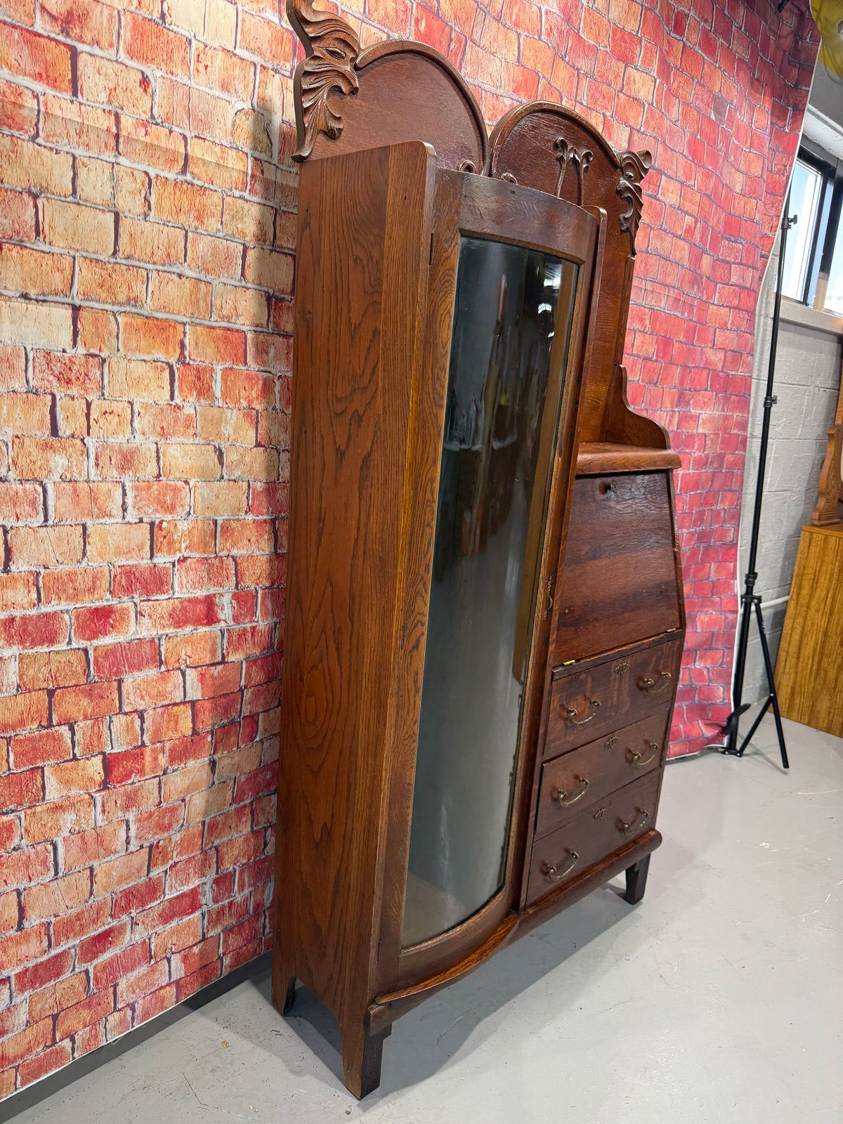 Antique Victorian Secretary Desk / Bookshelf