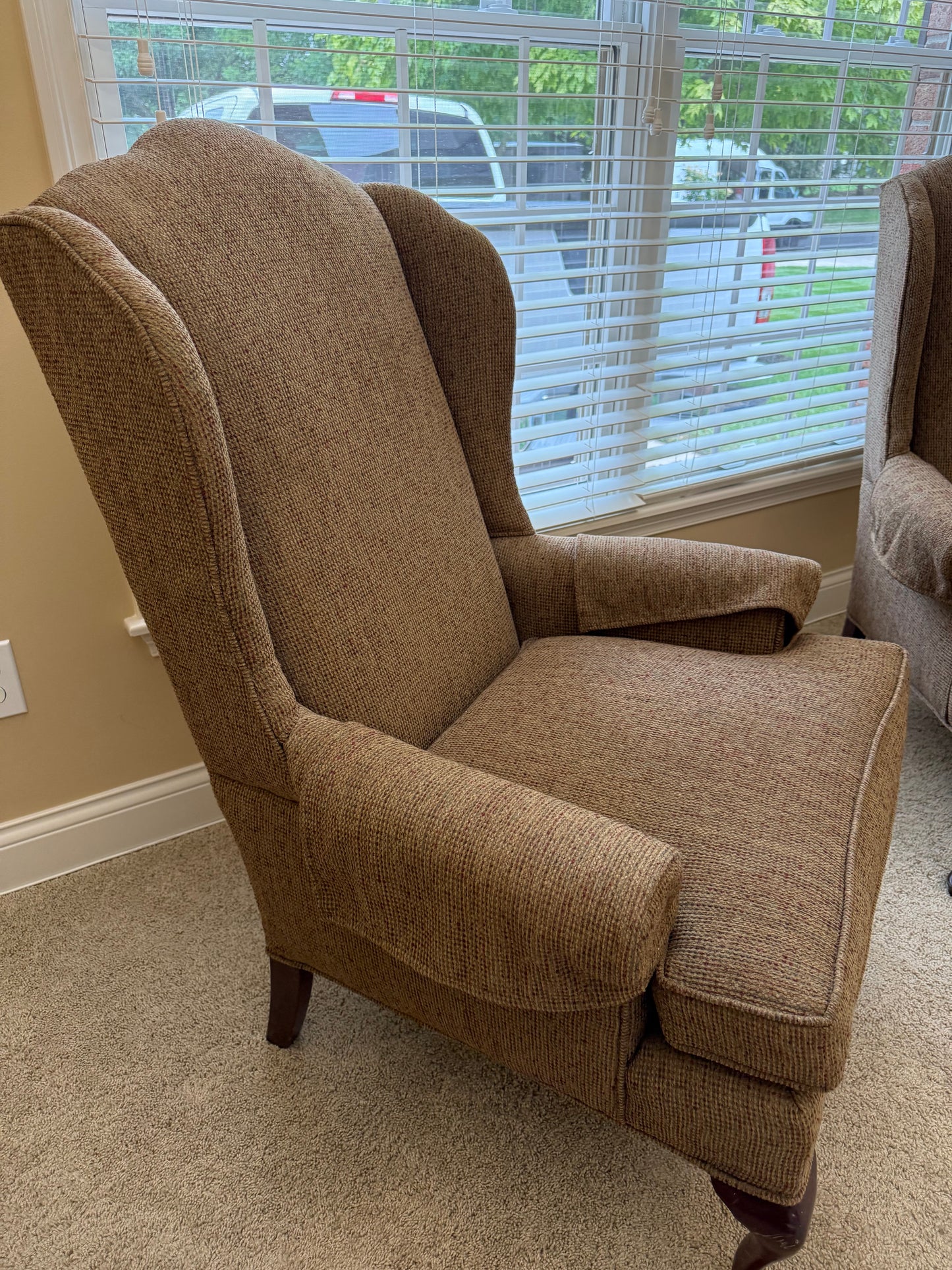 Brown Wingback Chairs
