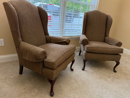 Brown Wingback Chairs