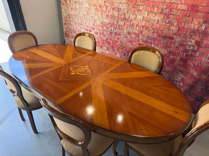 Italian Dining Table & 6 Chairs
