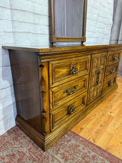 Vintage Dresser & Mirror