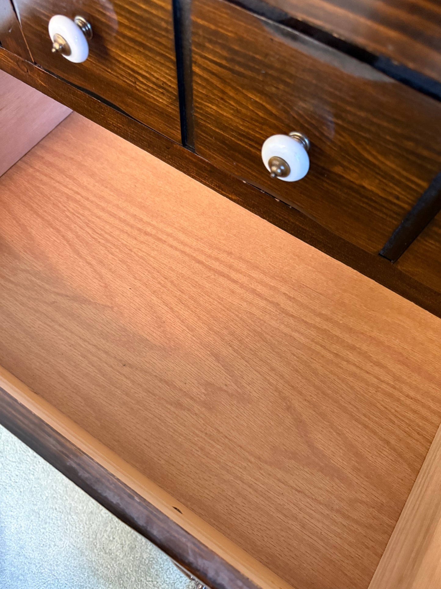 Pine Dresser & Mirror