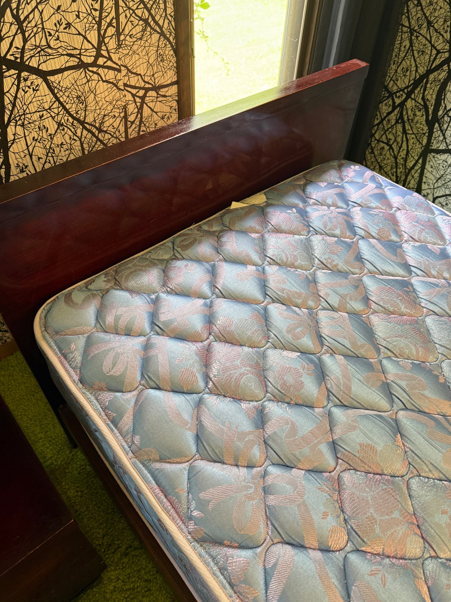 Vintage Twin Beds & Nightstand
