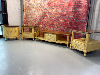 Vintage End Tables & Coffee Table
