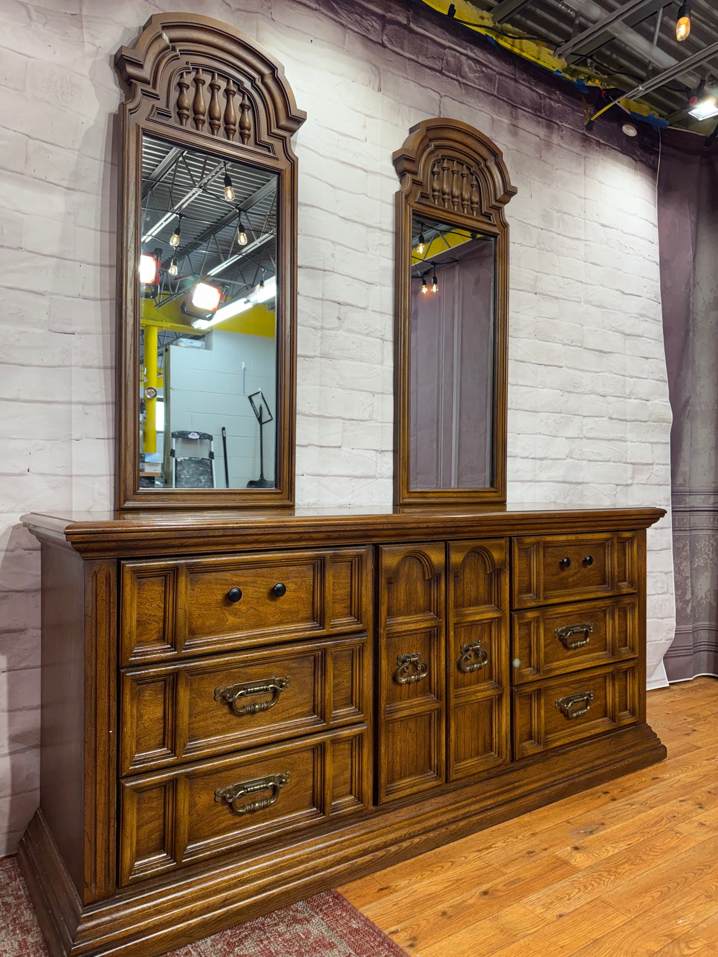 Vintage Dresser w/ 2 Mirrors