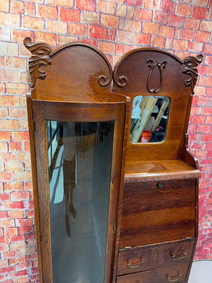 Antique Victorian Secretary Desk / Bookshelf