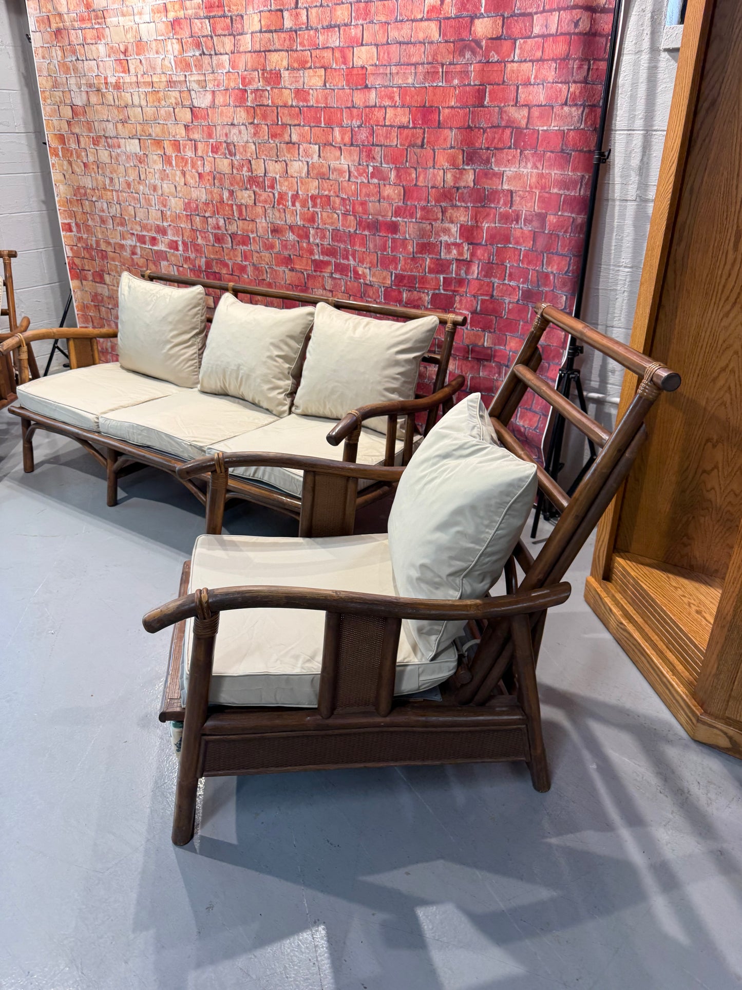 Rattan Sofa and Chairs