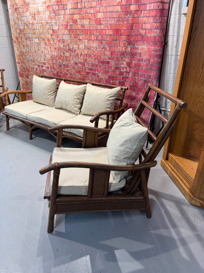 Rattan Sofa and Chairs