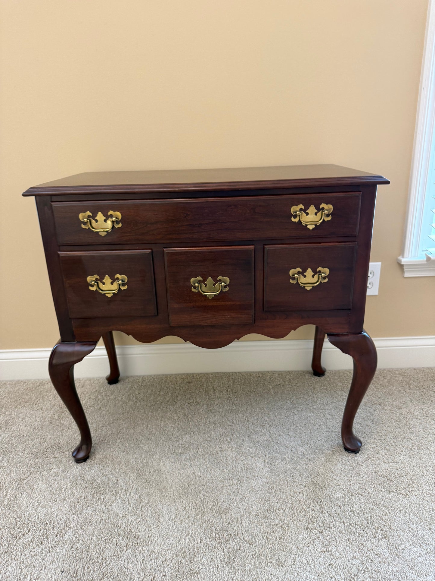 Ethan Allen Queen Ann Cherry Lowboy