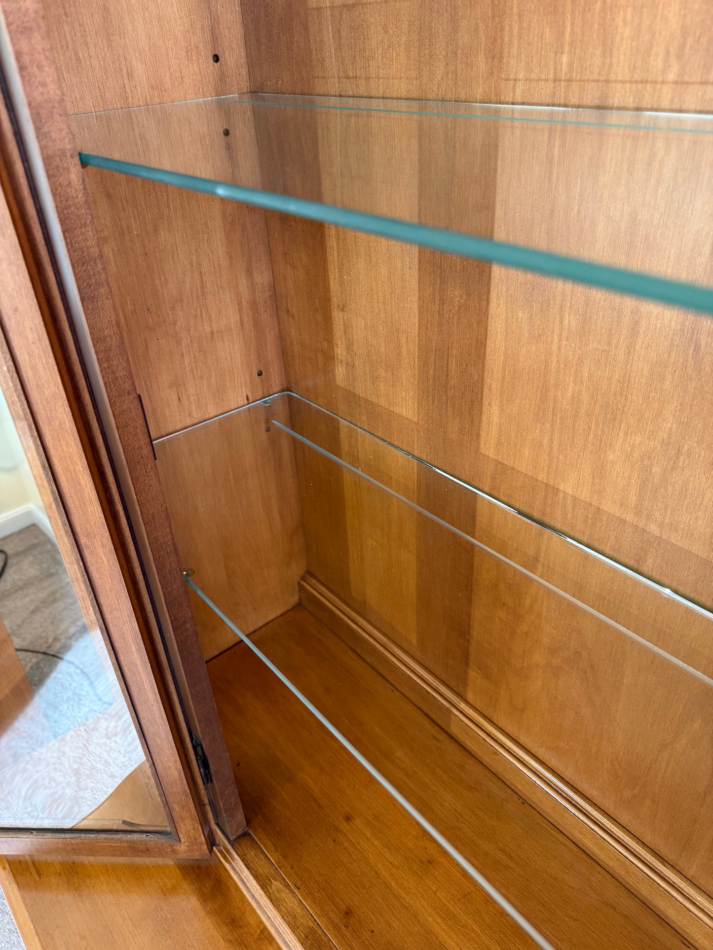 Young Republic Tell City Maple China Cabinet