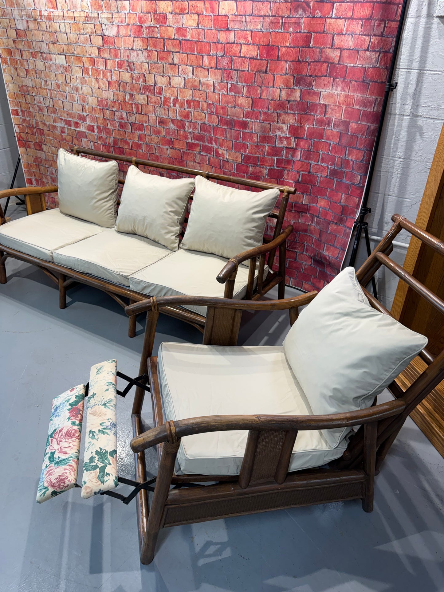 Rattan Sofa and Chairs