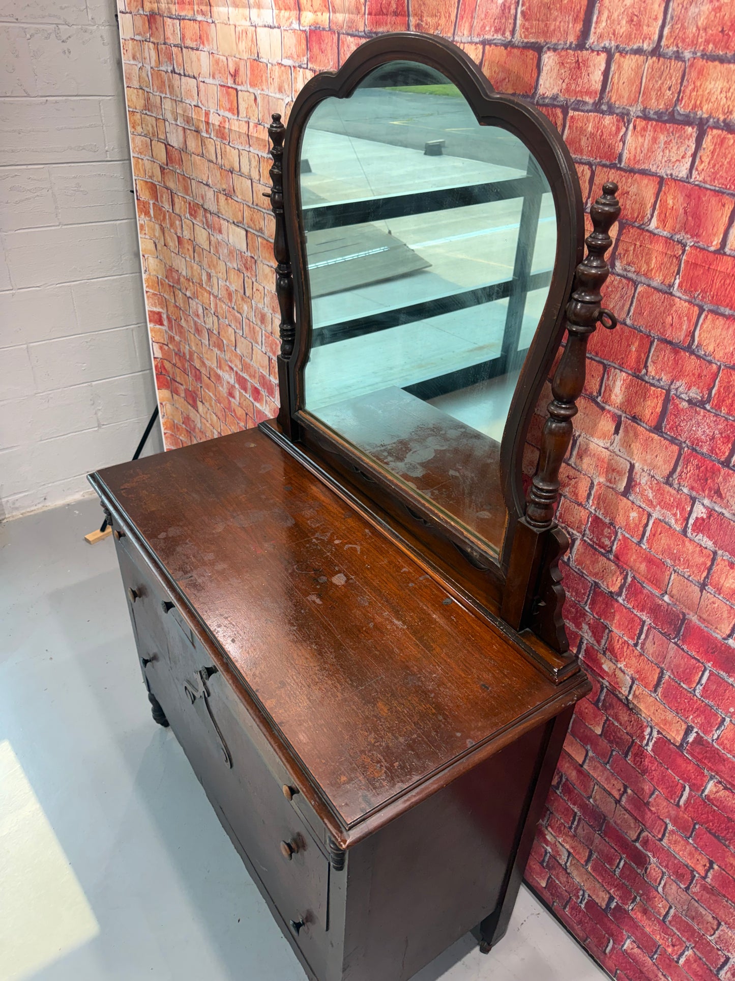 Antique Dresser w/ Mirror