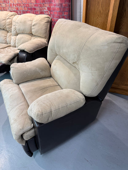 Reclining Sofa, Recliner & Ottoman