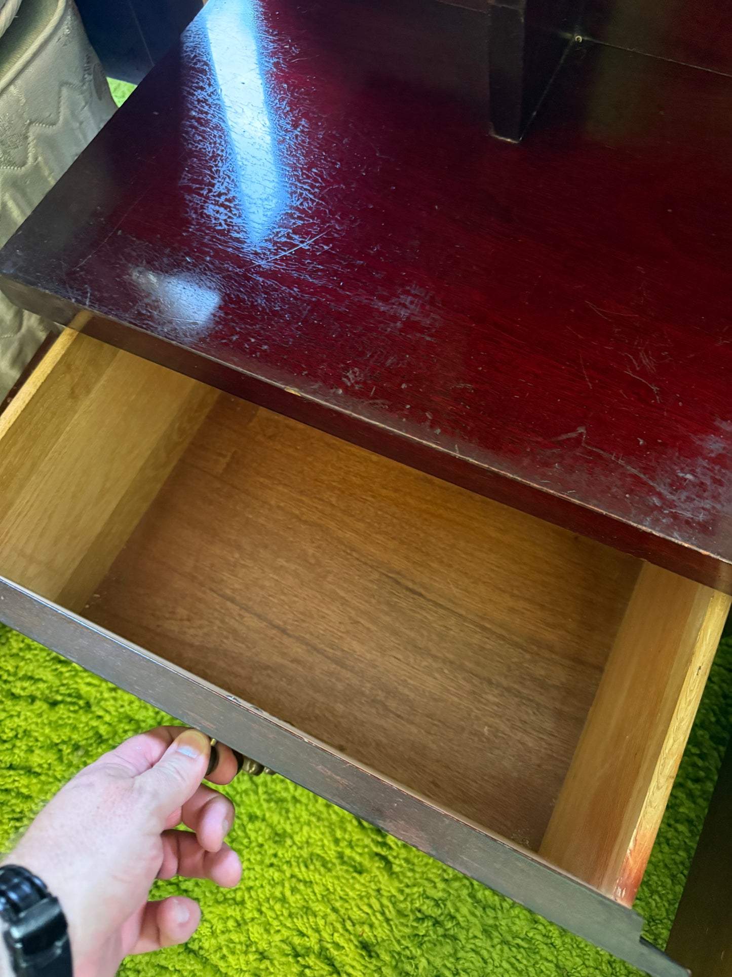 Vintage Twin Beds & Nightstand