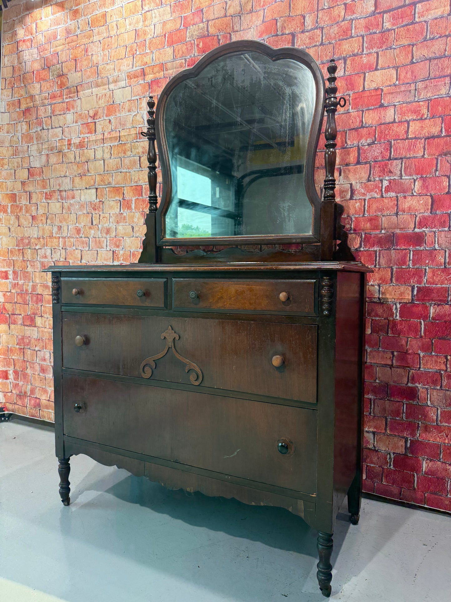 Antique Dresser w/ Mirror