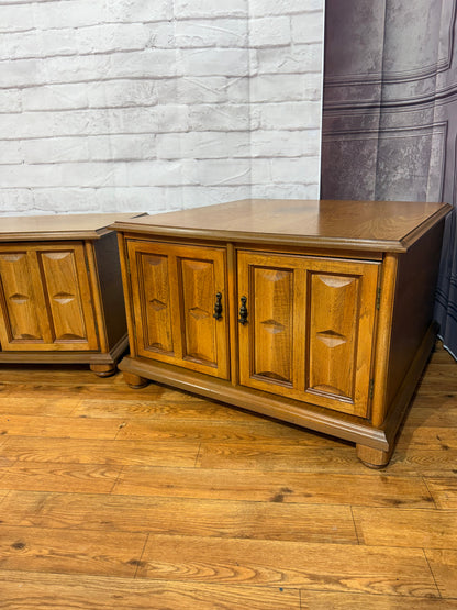 Solid Wood Coffee Table & End Tables