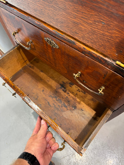 Antique Victorian Secretary Desk / Bookshelf
