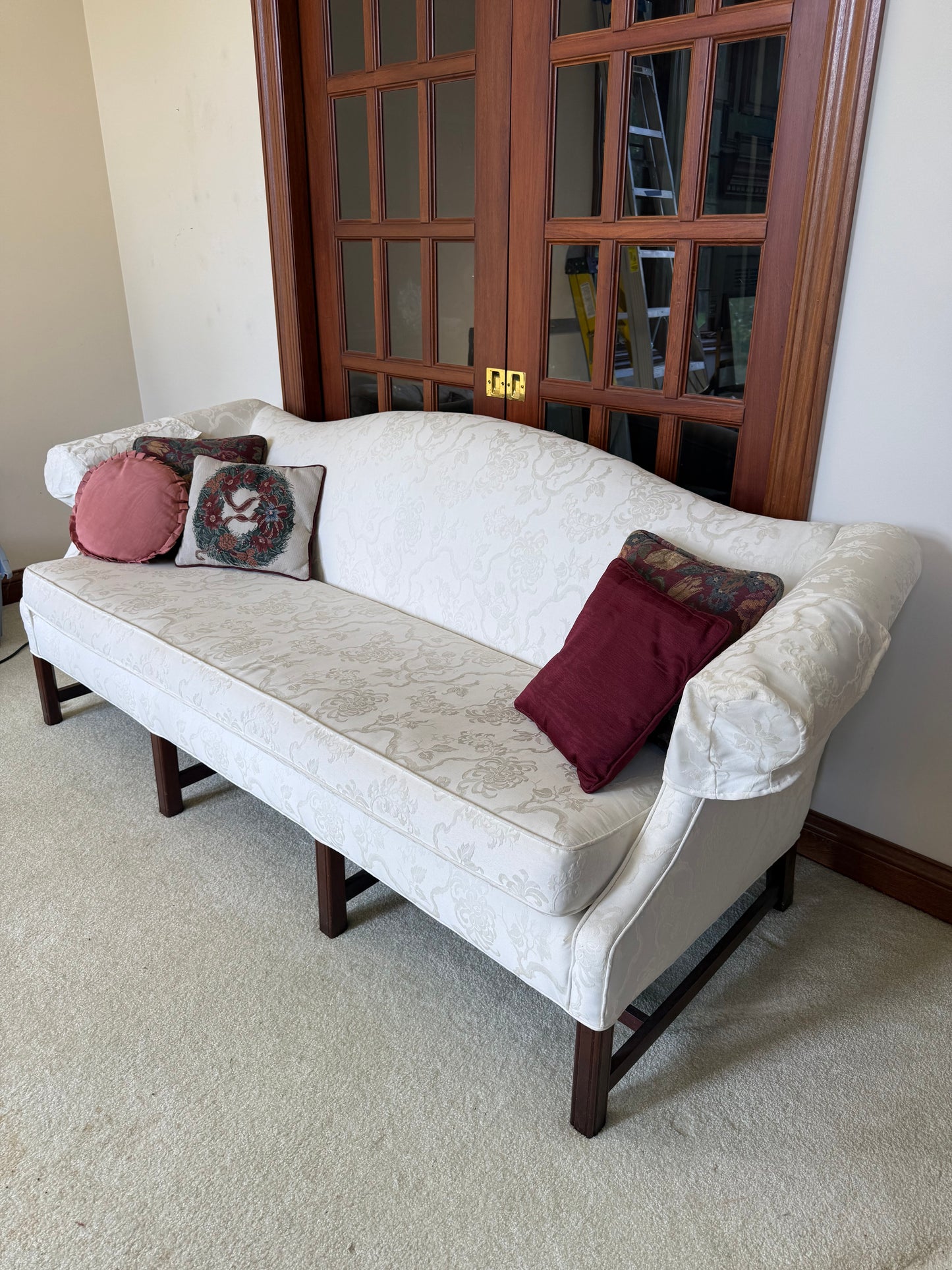 White Sofa and Pillows