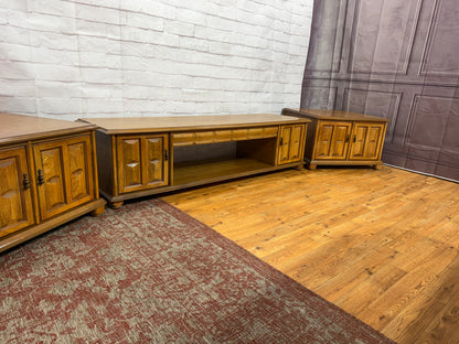 Solid Wood Coffee Table & End Tables