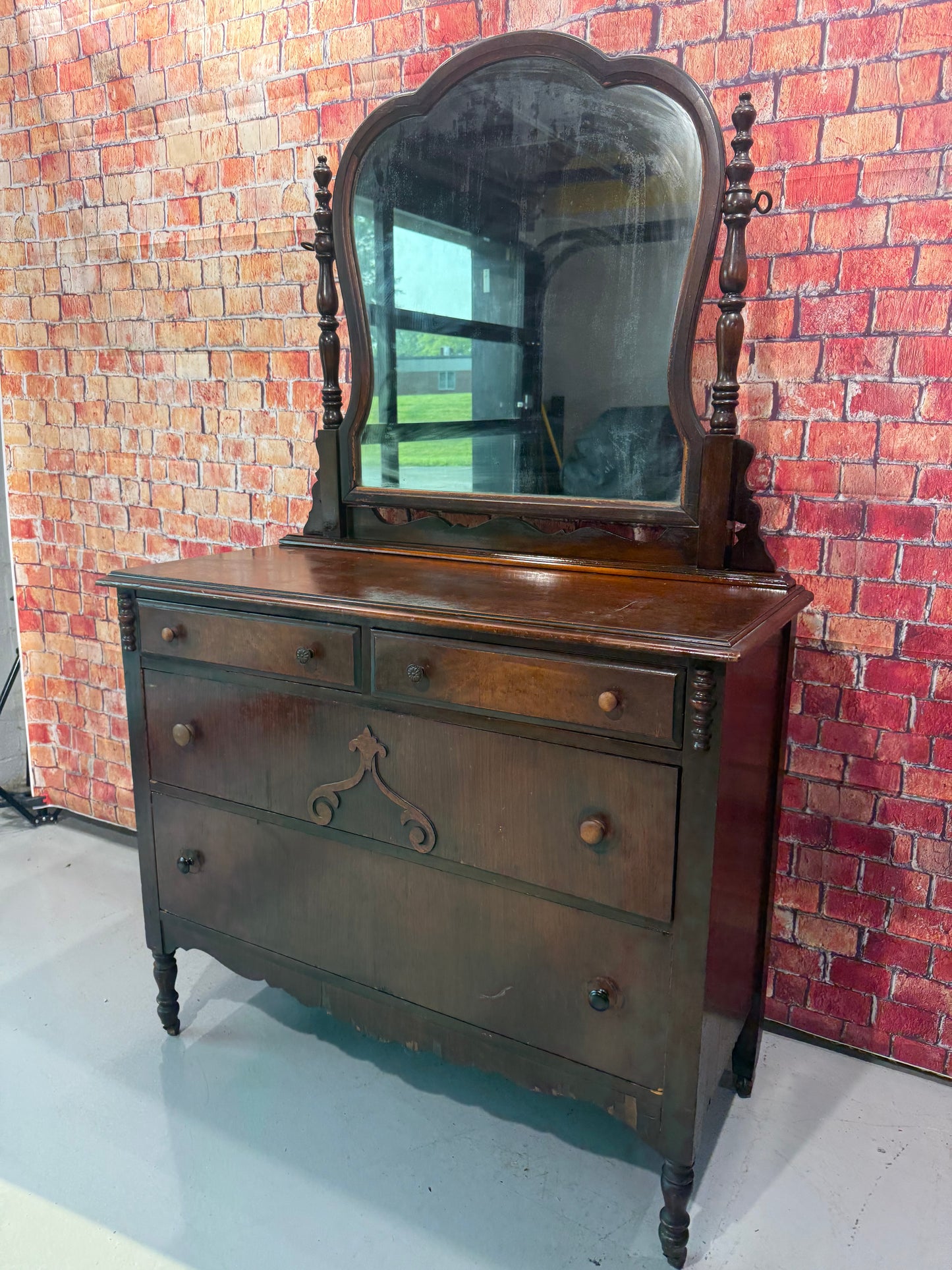 Antique Dresser w/ Mirror