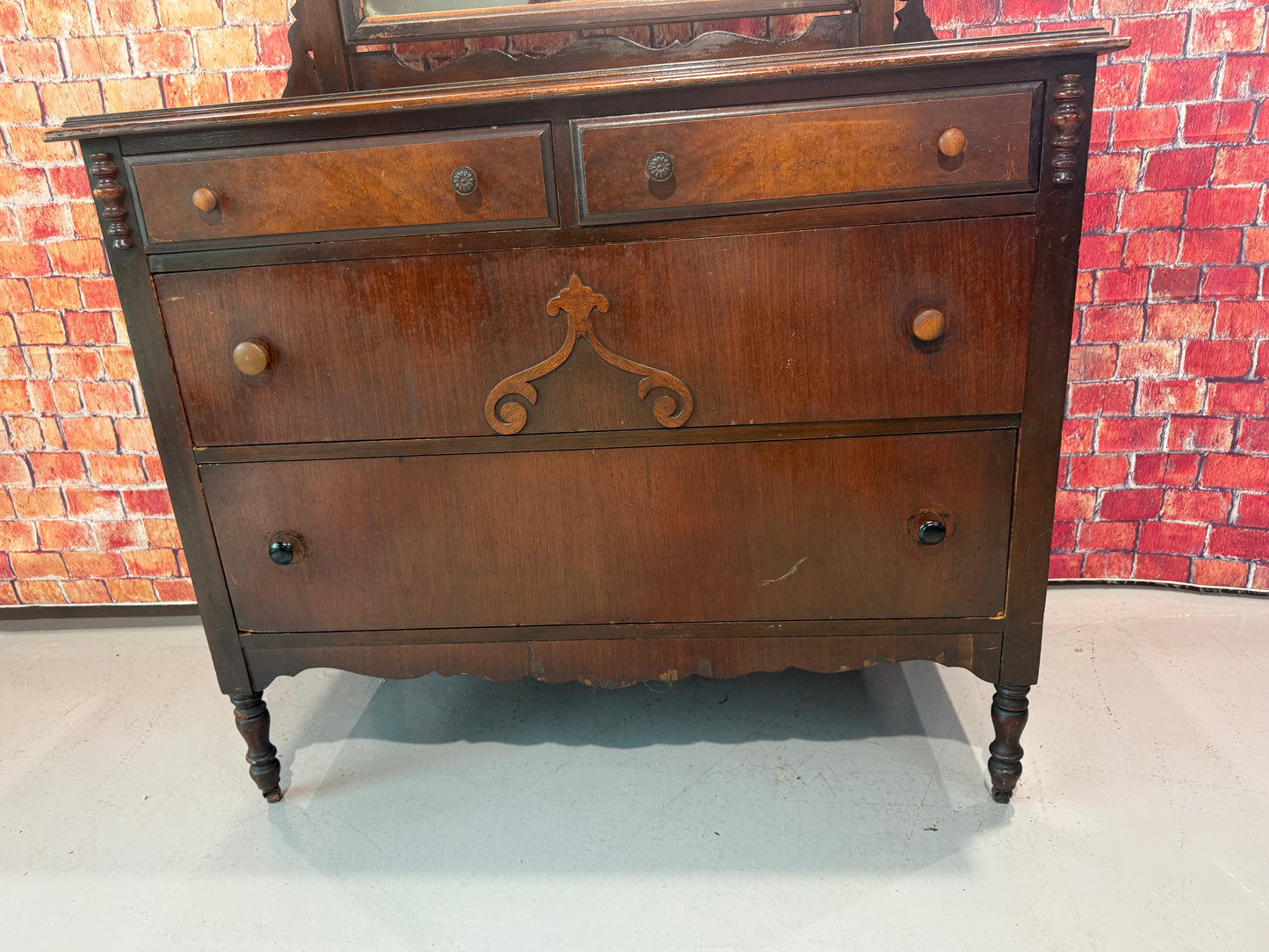 Antique Dresser w/ Mirror