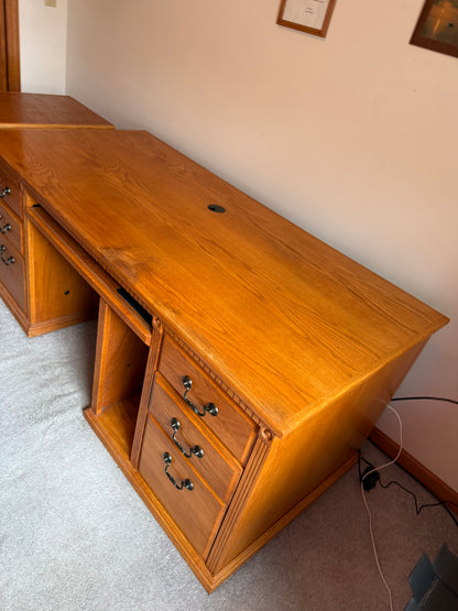 Desk, Chair & Filing Cabinet