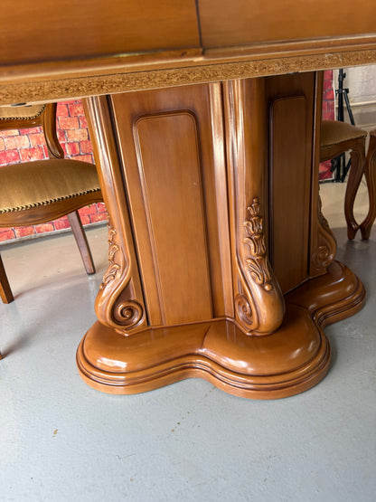 Italian Dining Table & 6 Chairs