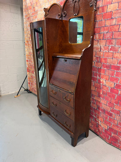 Antique Victorian Secretary Desk / Bookshelf