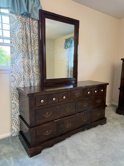Pine Dresser & Mirror