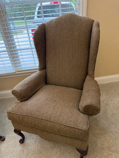 Brown Wingback Chairs