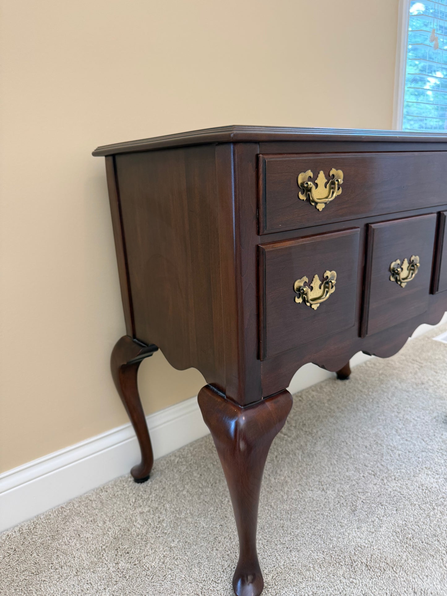 Ethan Allen Queen Ann Cherry Lowboy
