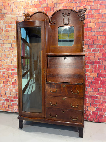Antique Victorian Secretary Desk / Bookshelf