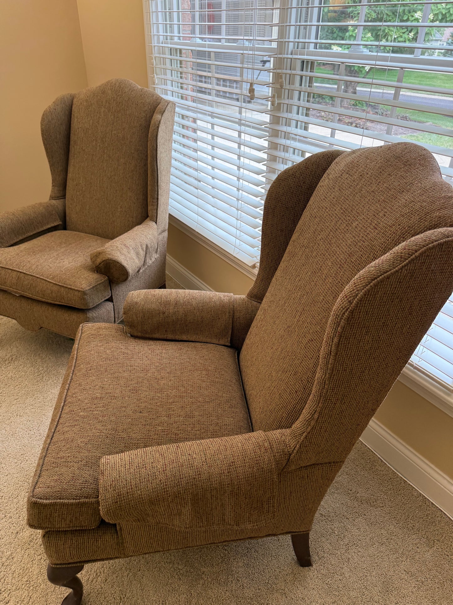 Brown Wingback Chairs