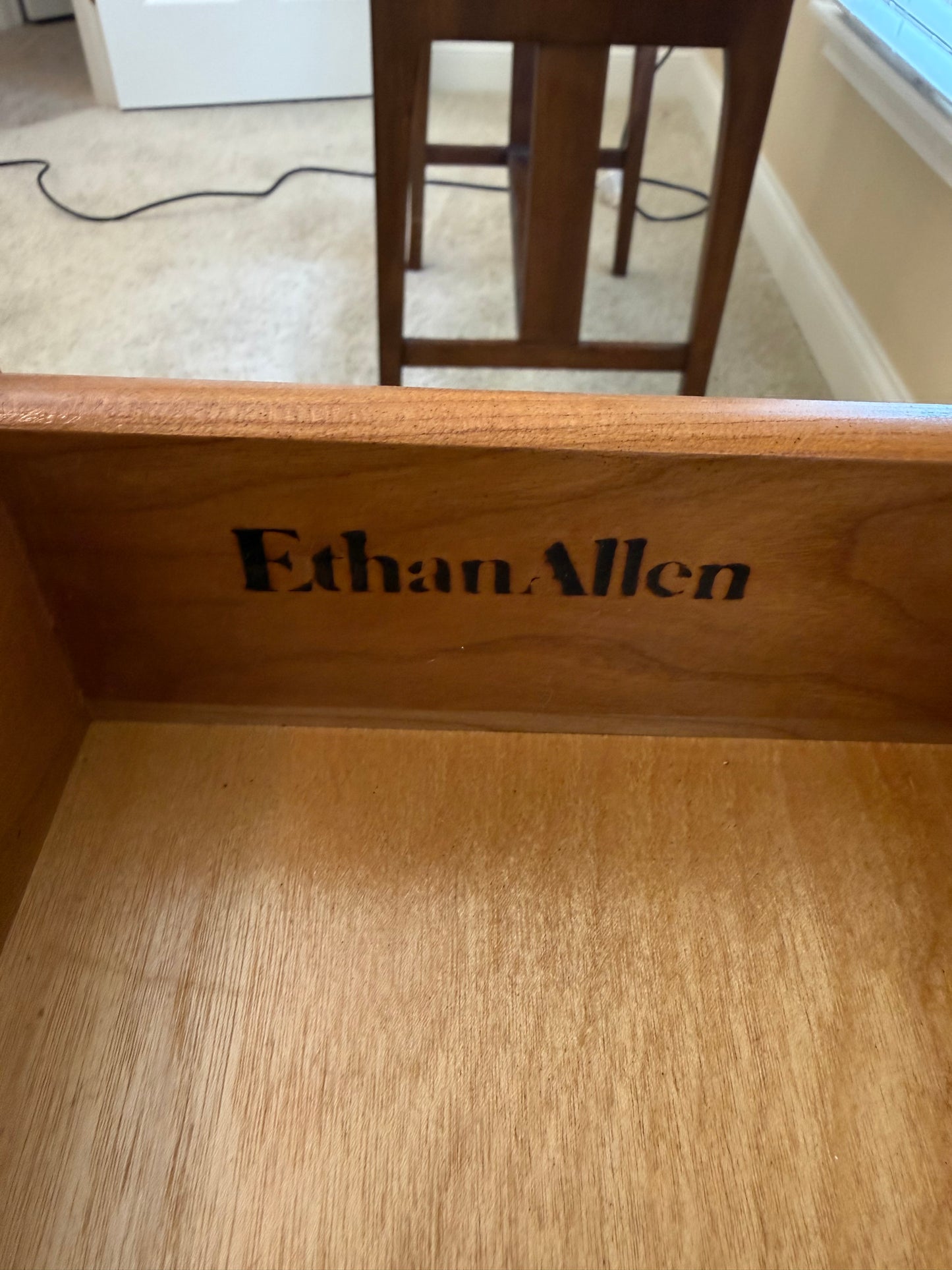 Ethan Allen Queen Ann Cherry Lowboy