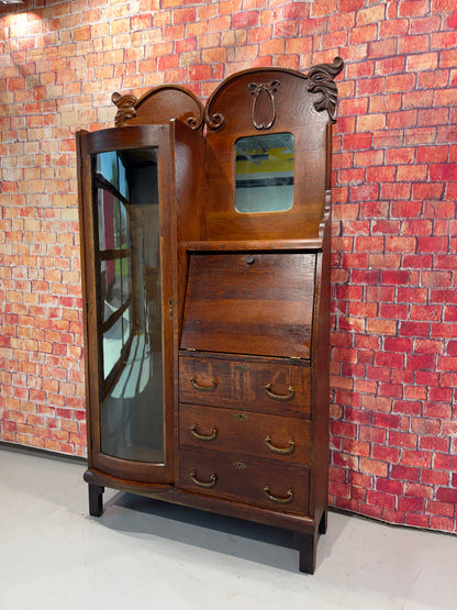 Antique Victorian Secretary Desk / Bookshelf