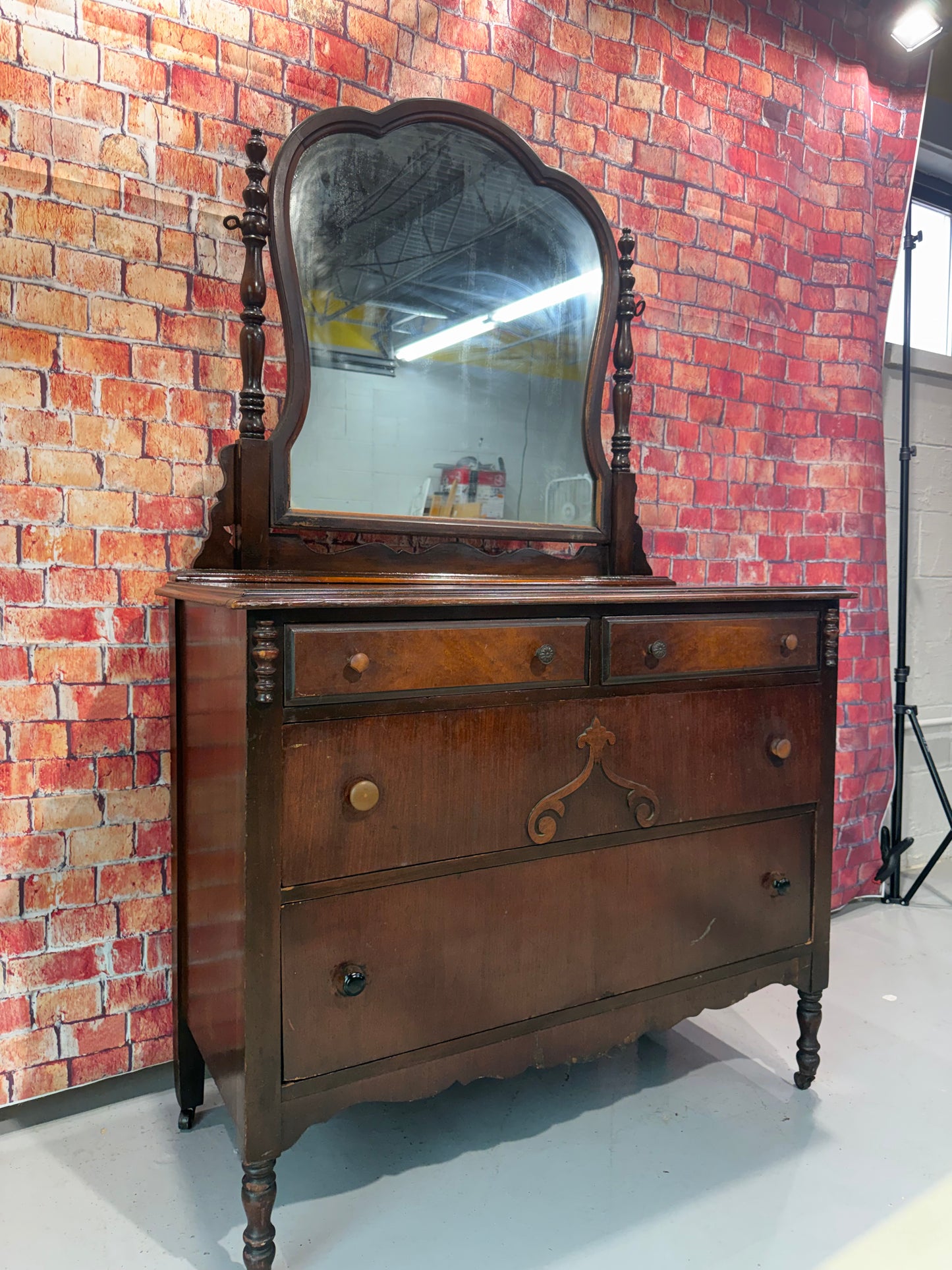 Antique Dresser w/ Mirror