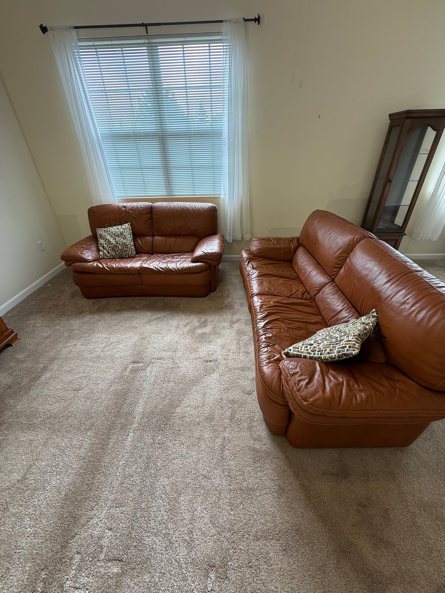 Italian Leather Sofa & Loveseat
