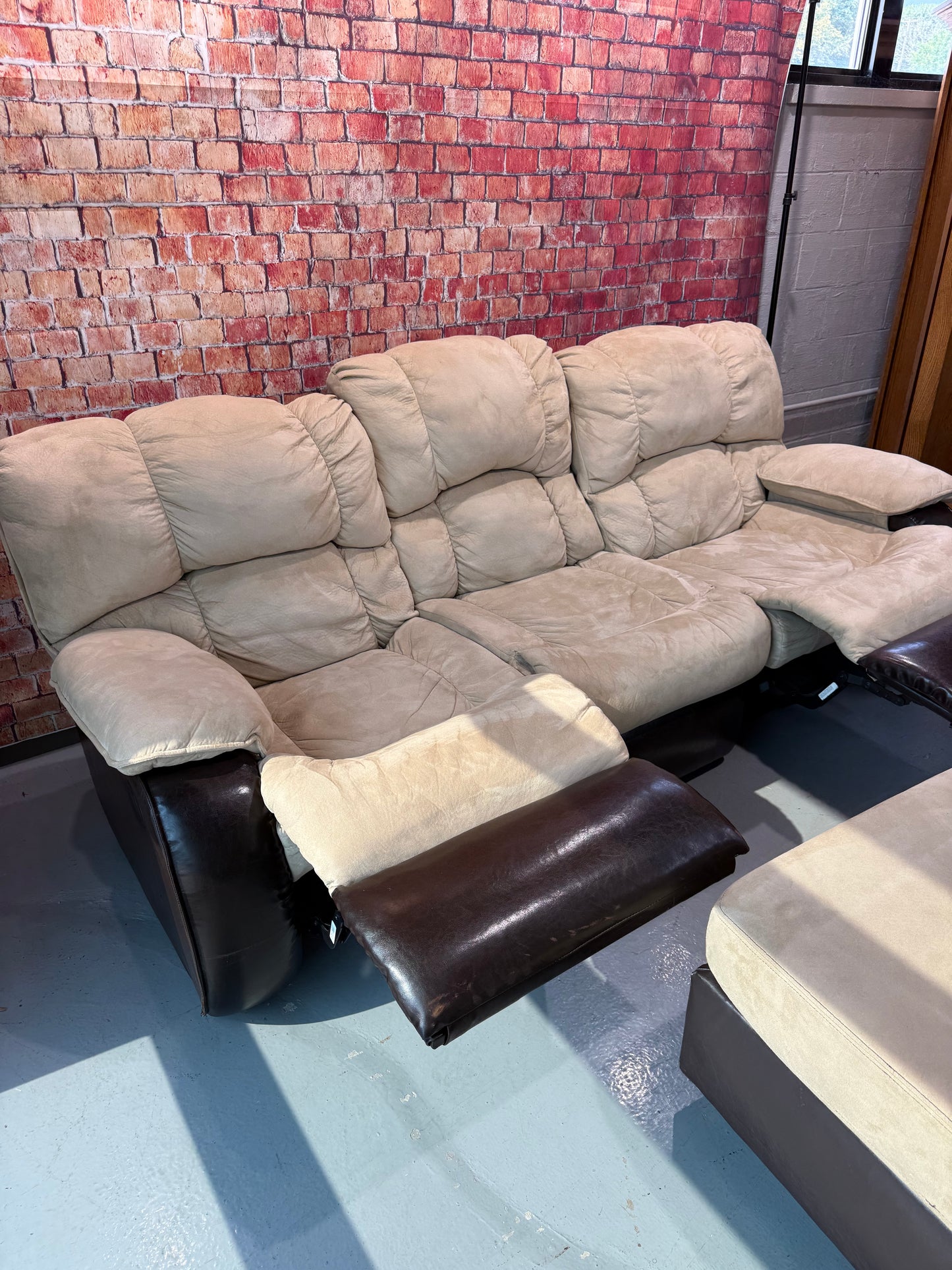 Reclining Sofa, Recliner & Ottoman