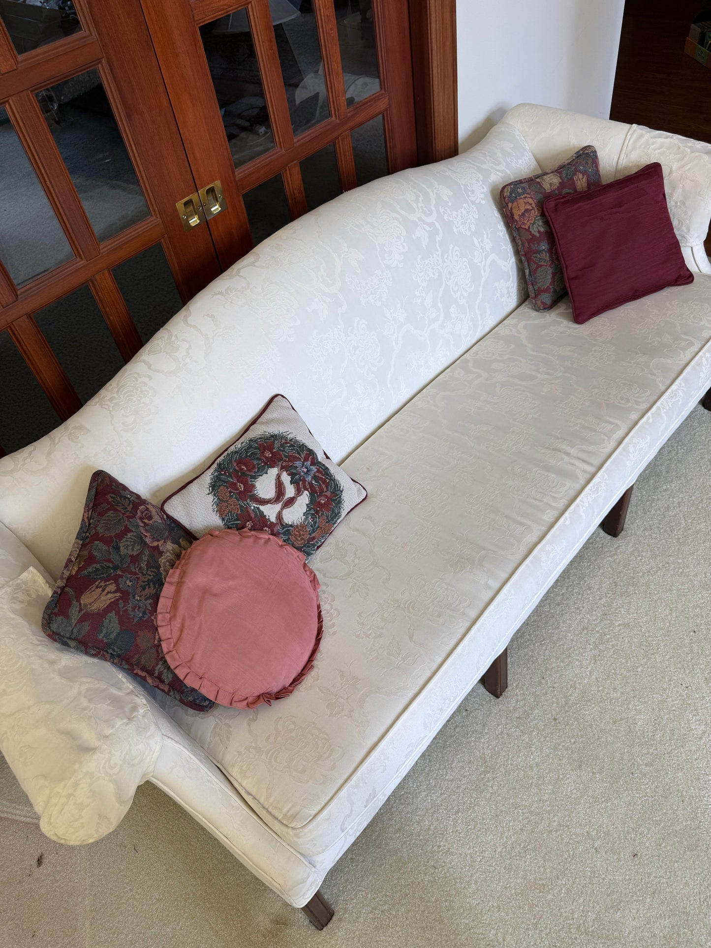 White Sofa and Pillows
