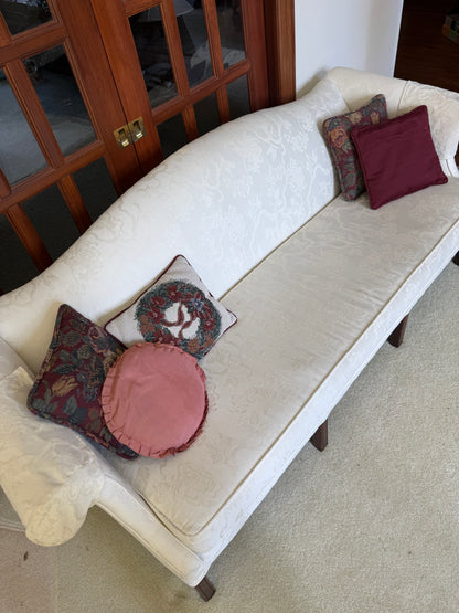 White Sofa and Pillows