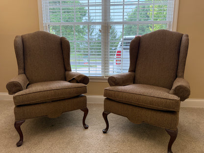 Brown Wingback Chairs