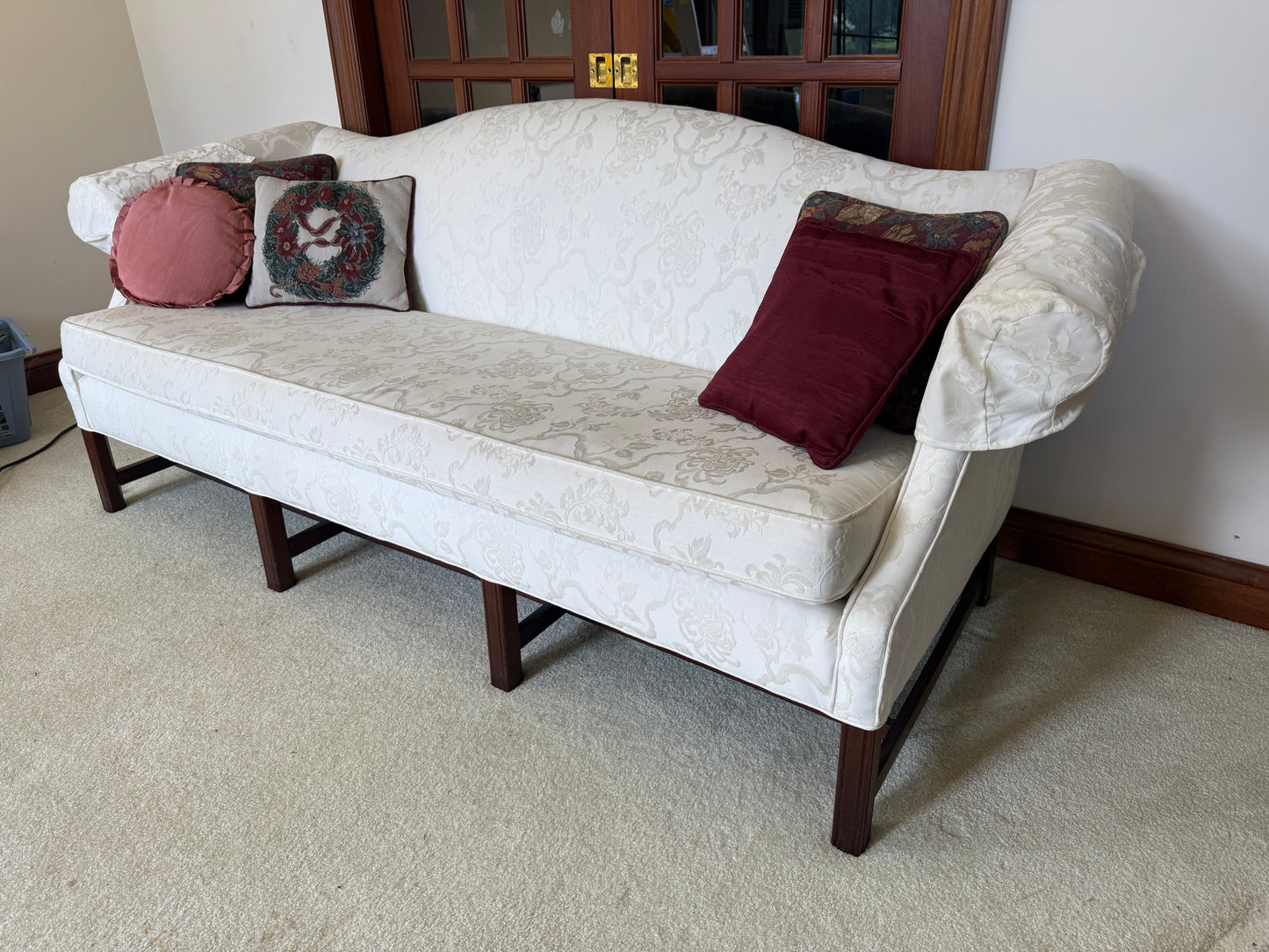 White Sofa and Pillows