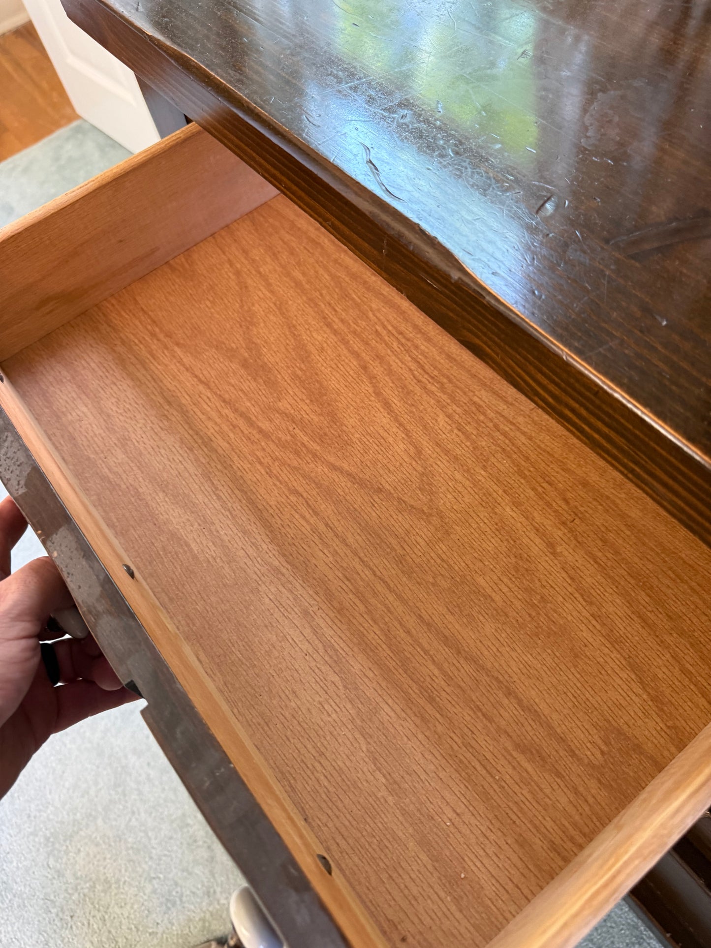 Pine Dresser & Mirror