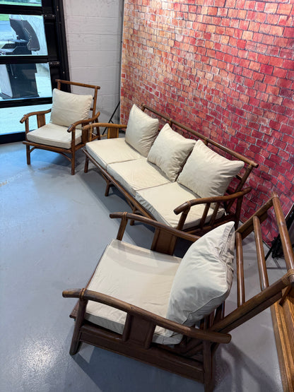 Rattan Sofa and Chairs