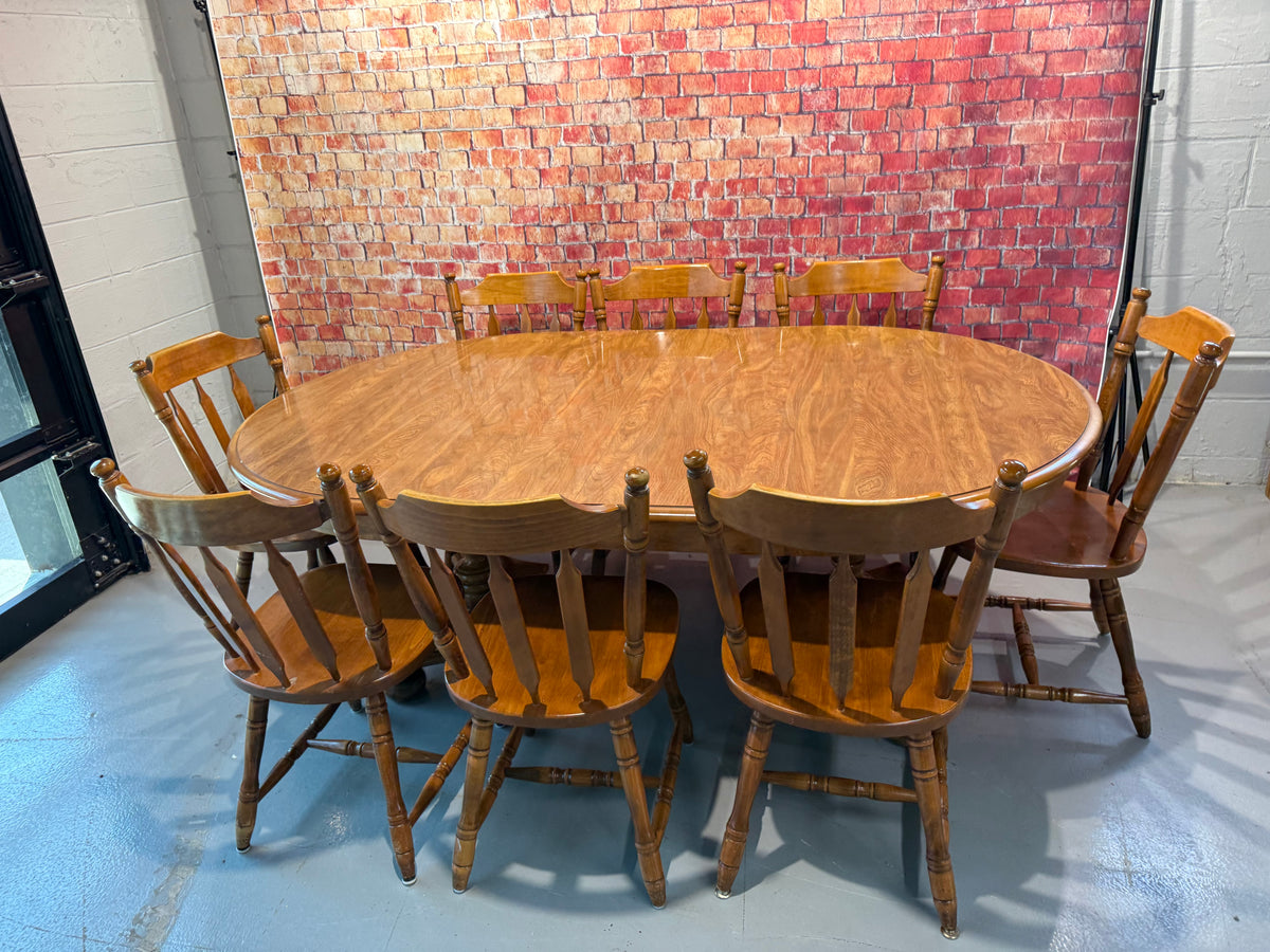 Dining Table & 8 Chairs