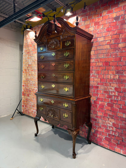 Thomasville Mahogany Highboy Dresser