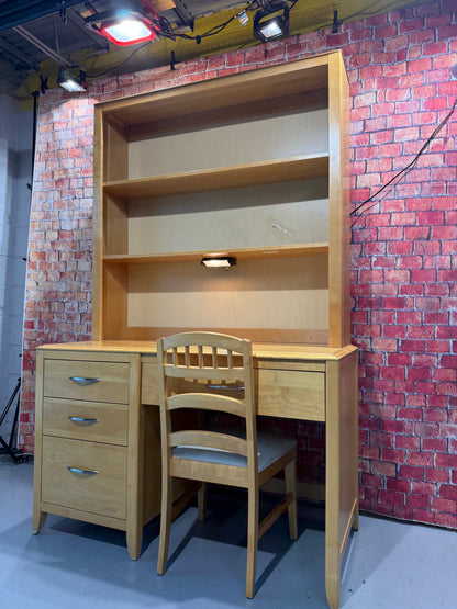 Desk w/ Hutch & Chair